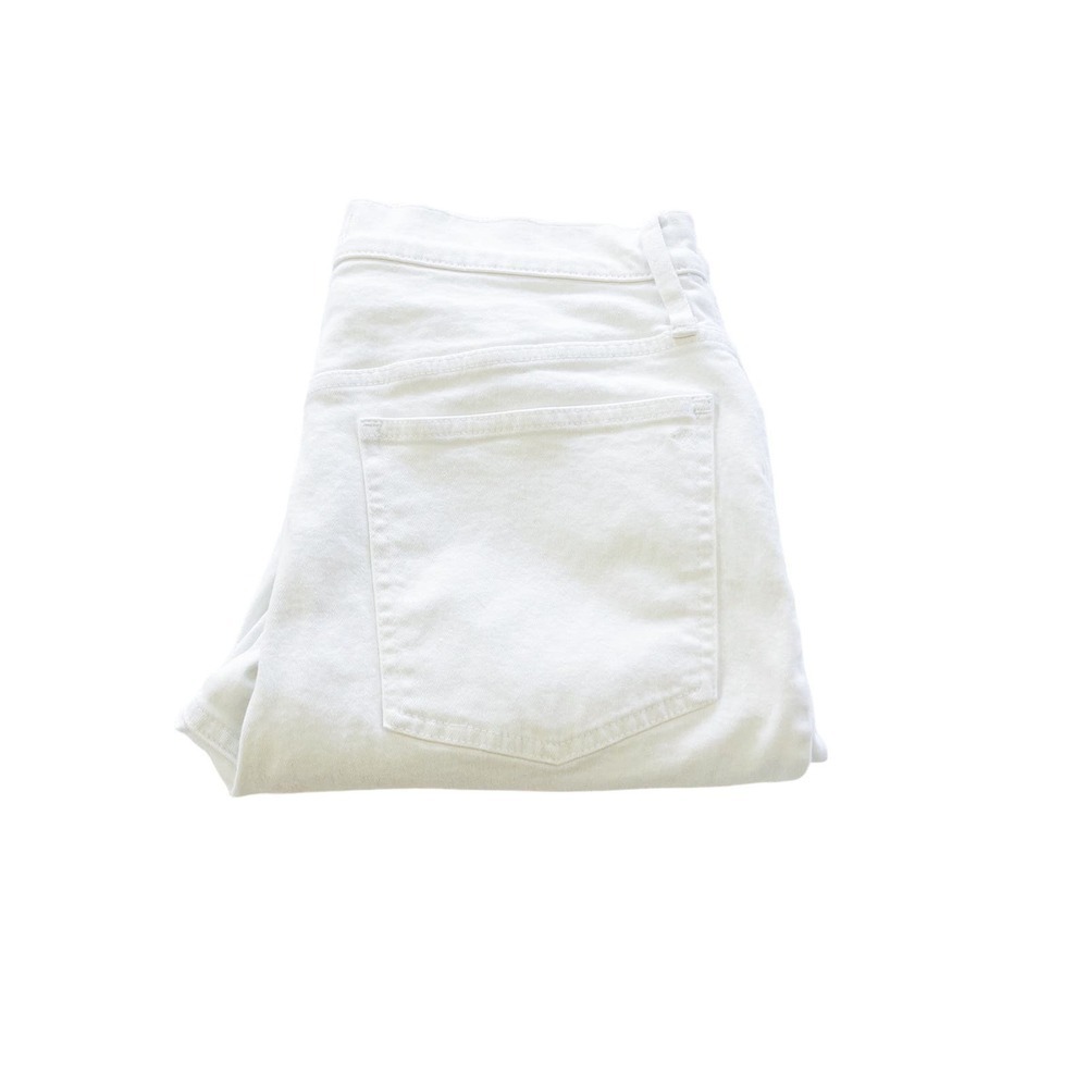Madewell The Perfect Vintage Jean White Distressed Hem SZ30 Mint